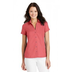 Port Authority® Ladies Textured Camp Shirt. L662