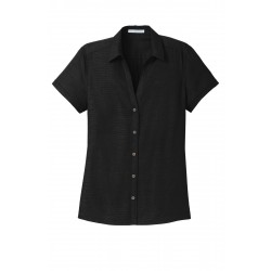 Port Authority® Ladies Textured Camp Shirt. L662