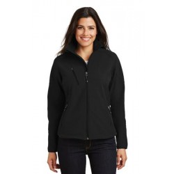 Port Authority® Ladies Textured Soft Shell Jacket. L705