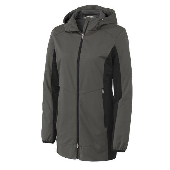 Port Authority® Ladies Active Hooded Soft Shell Jacket. L719
