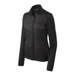 Port Authority® Ladies Hybrid Soft Shell Jacket. L787