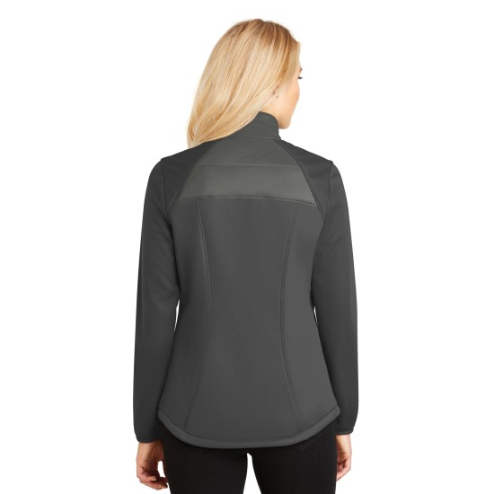 Port Authority® Ladies Hybrid Soft Shell Jacket. L787