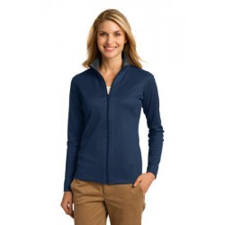 Port Authority® Ladies Vertical Texture Full-Zip Jacket. L805