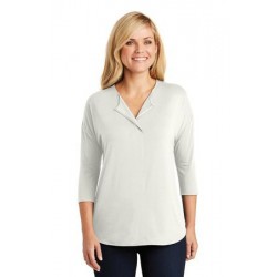 Port Authority® Ladies Concept 3/4-Sleeve Soft Split Neck Top. LK5433