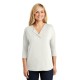 Port Authority® Ladies Concept 3/4-Sleeve Soft Split Neck Top. LK5433