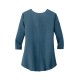 Port Authority® Ladies Concept 3/4-Sleeve Soft Split Neck Top. LK5433