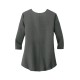 Port Authority® Ladies Concept 3/4-Sleeve Soft Split Neck Top. LK5433