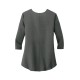 Port Authority® Ladies Concept 3/4-Sleeve Soft Split Neck Top. LK5433