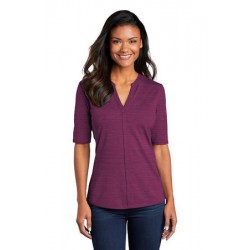 Port Authority ® Ladies Stretch Heather Open Neck Top  LK583