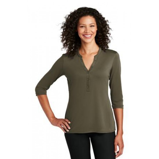 Port Authority ®  Ladies UV Choice Pique Henley LK750