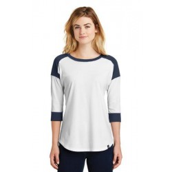 New Era ® Ladies Heritage Blend 3/4-Sleeve Baseball Raglan Tee. LNEA104