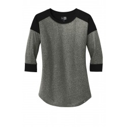 New Era ® Ladies Heritage Blend 3/4-Sleeve Baseball Raglan Tee. LNEA104