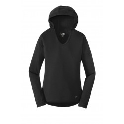 New Era ® Ladies Tri-Blend Performance Pullover Hoodie Tee. LNEA131