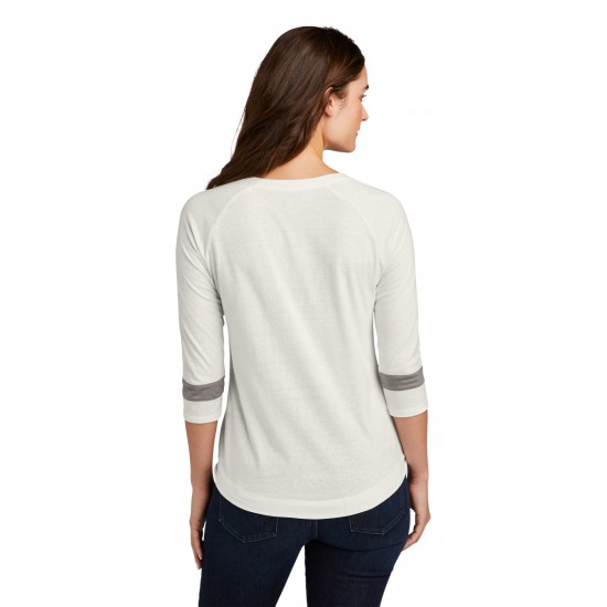 New Era Ladies Tri-Blend 3/4-Sleeve Tee LNEA136