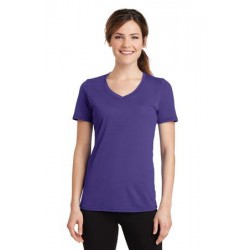 Port & Company® Ladies Performance Blend V-Neck Tee. LPC381V