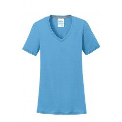 Port & Company® Ladies Performance Blend V-Neck Tee. LPC381V