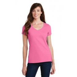 Port & Company® Ladies Fan Favorite V-Neck Tee. LPC450V