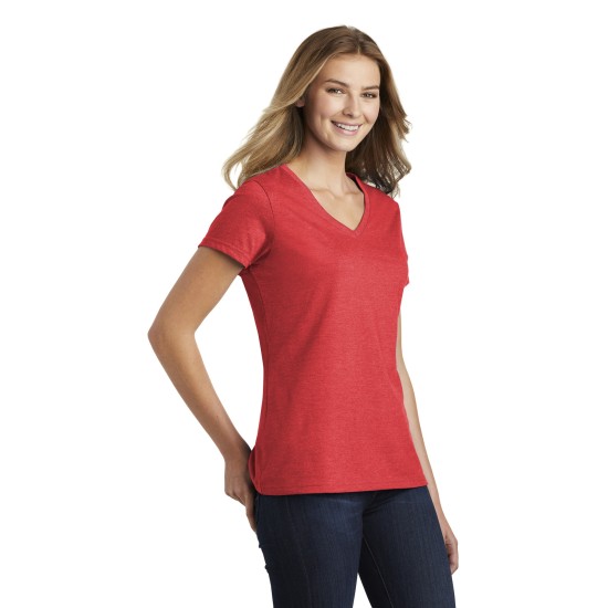 Port & Company ® Ladies Fan Favorite ™ Blend V-Neck Tee. LPC455V