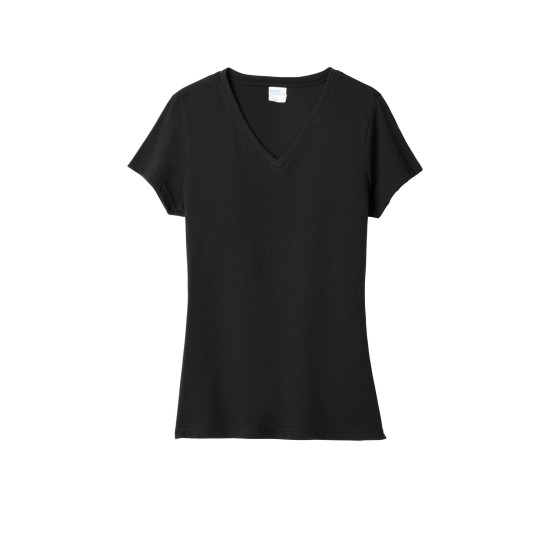 Port & Company ® Ladies Fan Favorite ™ Blend V-Neck Tee. LPC455V