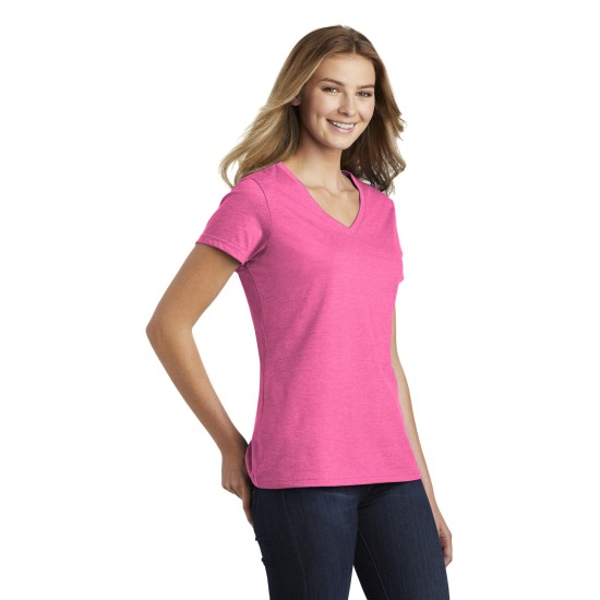 Port & Company ® Ladies Fan Favorite ™ Blend V-Neck Tee. LPC455V