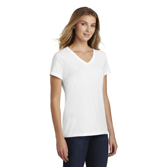 Port & Company ® Ladies Fan Favorite ™ Blend V-Neck Tee. LPC455V