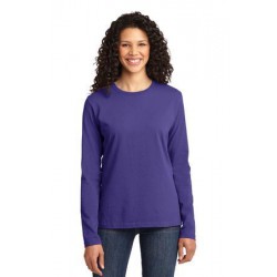 Port & Company® Ladies Long Sleeve Core Cotton Tee. LPC54LS