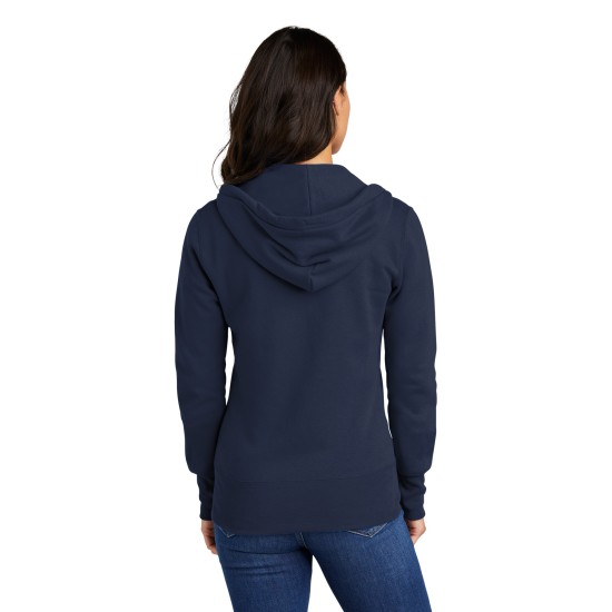 Port & Company® Ladies Core Fleece Full-Zip Hooded Sweatshirt. LPC78ZH