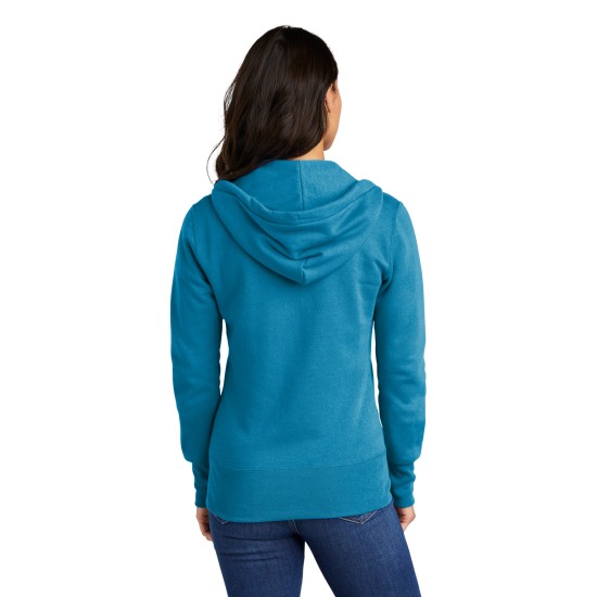 Port & Company® Ladies Core Fleece Full-Zip Hooded Sweatshirt. LPC78ZH
