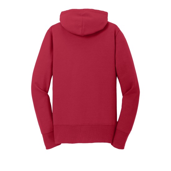 Port & Company® Ladies Core Fleece Full-Zip Hooded Sweatshirt. LPC78ZH