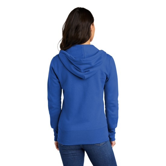 Port & Company® Ladies Core Fleece Full-Zip Hooded Sweatshirt. LPC78ZH