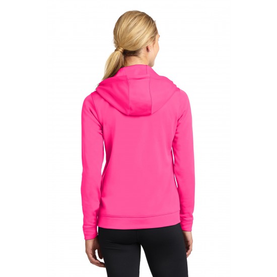 Sport-Tek Ladies Sport-Wick Fleece Full-Zip Hooded Jacket. LST238