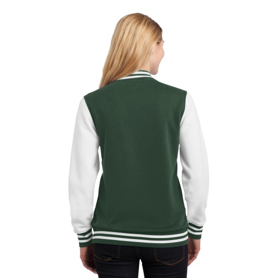 Sport-Tek Ladies Fleece Letterman Jacket. LST270