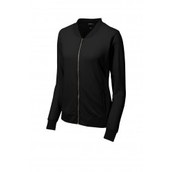 Sport-Tek Ladies Lightweight French Terry Bomber. LST274