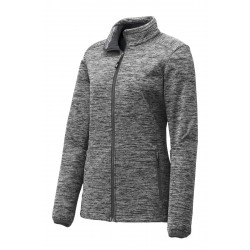 Sport-Tek Ladies PosiCharge Electric Heather Soft Shell Jacket. LST30