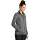 Sport-Tek Ladies PosiCharge Electric Heather Soft Shell Jacket. LST30