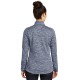 Sport-Tek Ladies PosiCharge Electric Heather Soft Shell Jacket. LST30