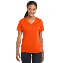 Sport-Tek Ladies PosiCharge RacerMesh V-Neck Tee. LST340