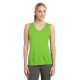 Sport-Tek Ladies Sleeveless PosiCharge Competitor V-Neck Tee. LST352