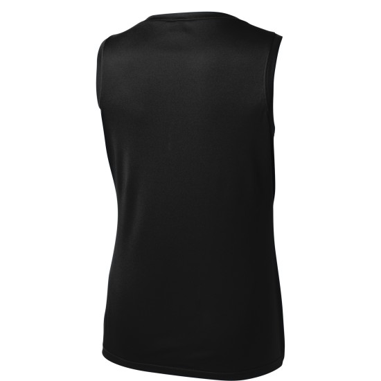 Sport-Tek Ladies Sleeveless PosiCharge Competitor V-Neck Tee. LST352