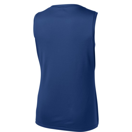 Sport-Tek Ladies Sleeveless PosiCharge Competitor V-Neck Tee. LST352