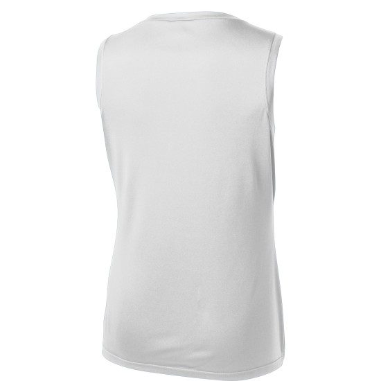 Sport-Tek Ladies Sleeveless PosiCharge Competitor V-Neck Tee. LST352