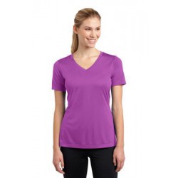 Sport-Tek Ladies PosiCharge Competitor V-Neck Tee. LST353