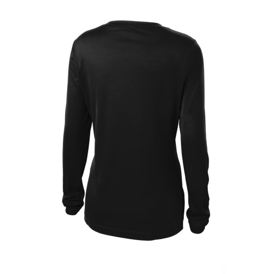 Sport-Tek Ladies Long Sleeve PosiCharge Competitor V-Neck Tee. LST353LS