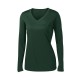 Sport-Tek Ladies Long Sleeve PosiCharge Competitor V-Neck Tee. LST353LS