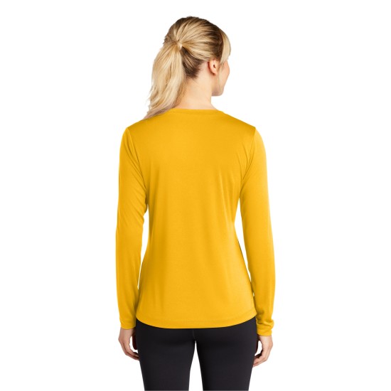 Sport-Tek Ladies Long Sleeve PosiCharge Competitor V-Neck Tee. LST353LS