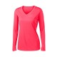 Sport-Tek Ladies Long Sleeve PosiCharge Competitor V-Neck Tee. LST353LS