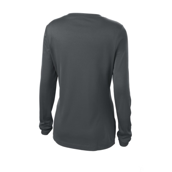 Sport-Tek Ladies Long Sleeve PosiCharge Competitor V-Neck Tee. LST353LS