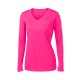 Sport-Tek Ladies Long Sleeve PosiCharge Competitor V-Neck Tee. LST353LS