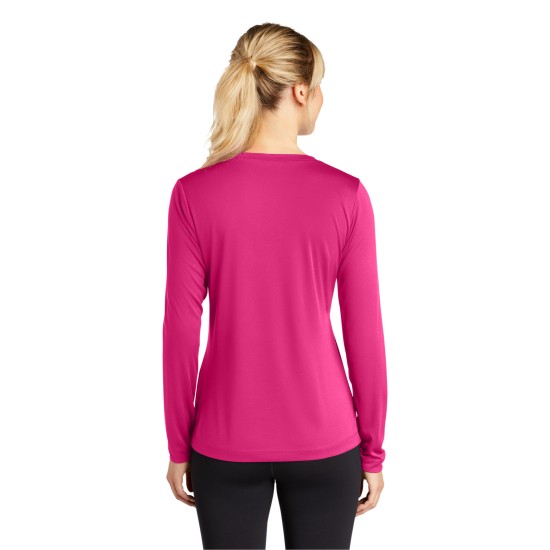 Sport-Tek Ladies Long Sleeve PosiCharge Competitor V-Neck Tee. LST353LS