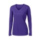 Sport-Tek Ladies Long Sleeve PosiCharge Competitor V-Neck Tee. LST353LS